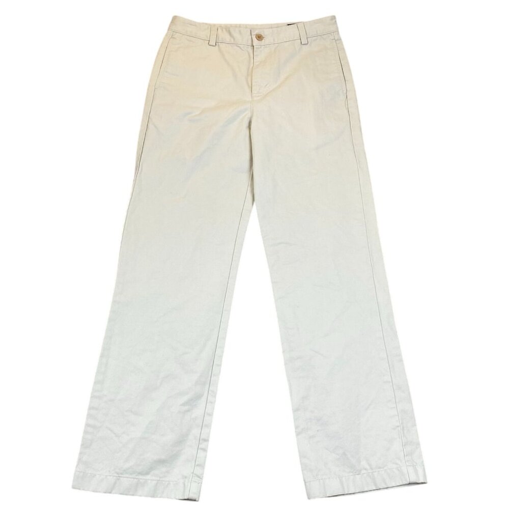 Vineyard Vines Women's Jeans Size 18 Straight Leg Casual Ankle Beige Denim